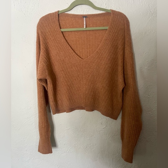 Free People Sweaters - Free People V neck Sweater Cashmere